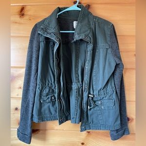 Army Green Cargo Jacket